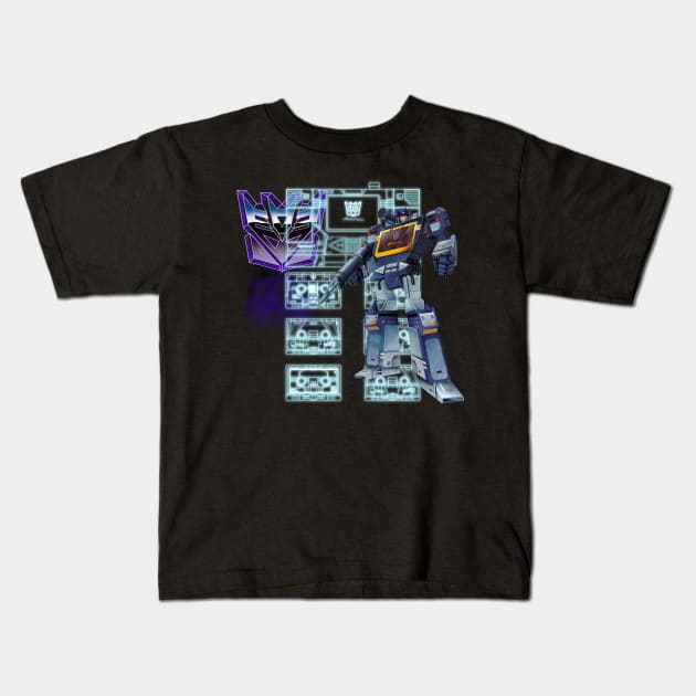 Masterpiece Soundwave Kids T-Shirt by Draconis130